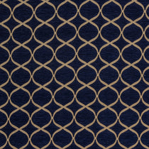 Trellis Indigo Fabric by the Metre